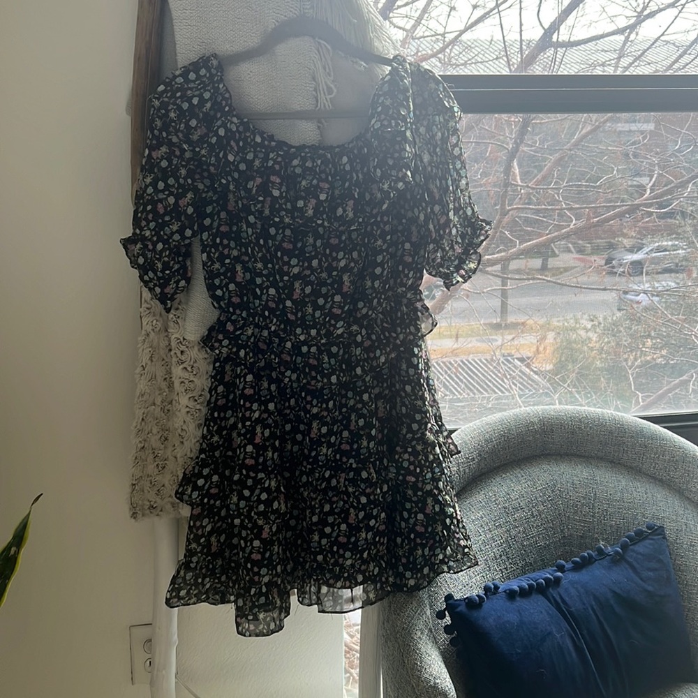 DO+BE Floral Ruffle Dress